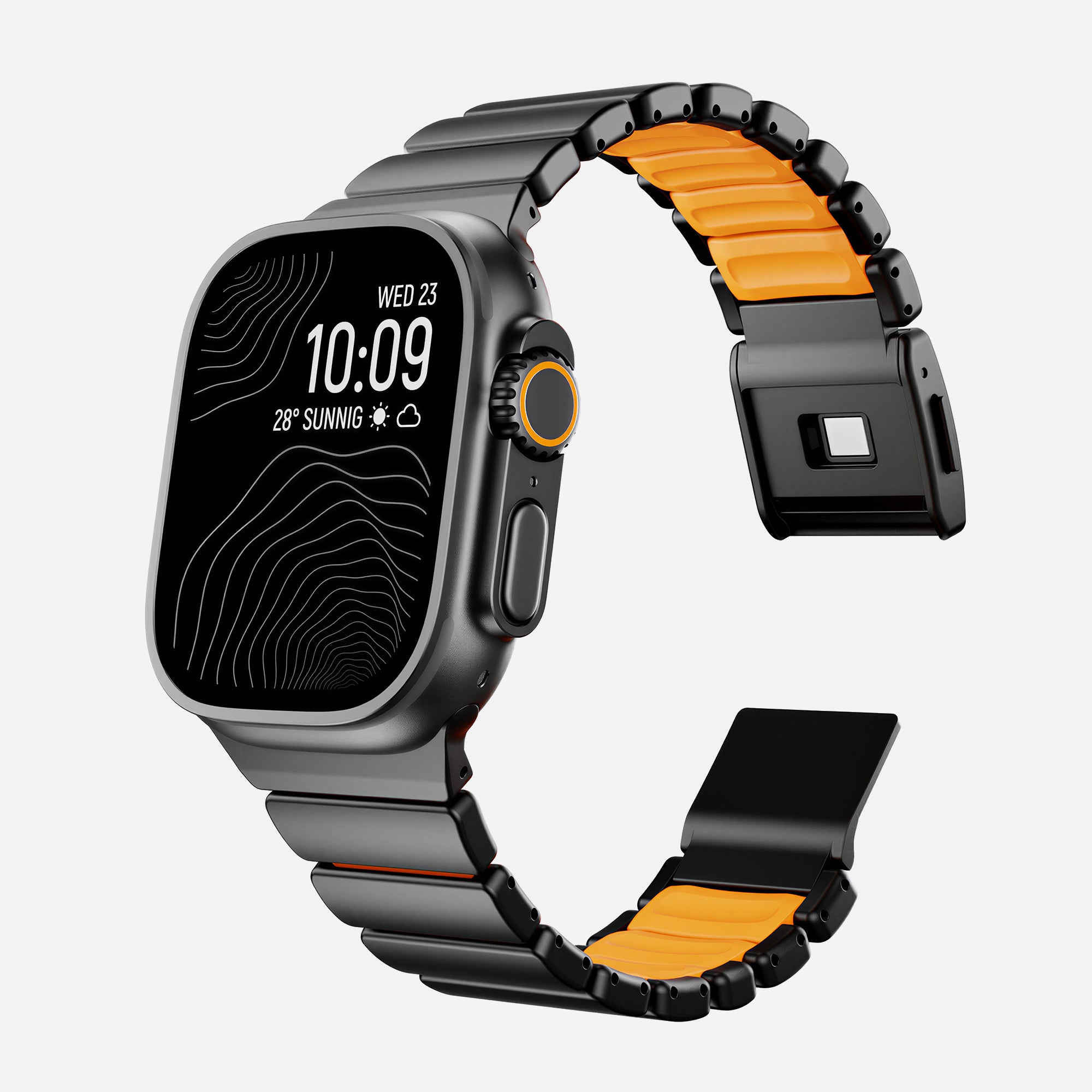 Titanium Silicone Hybrid Band for Apple Watch