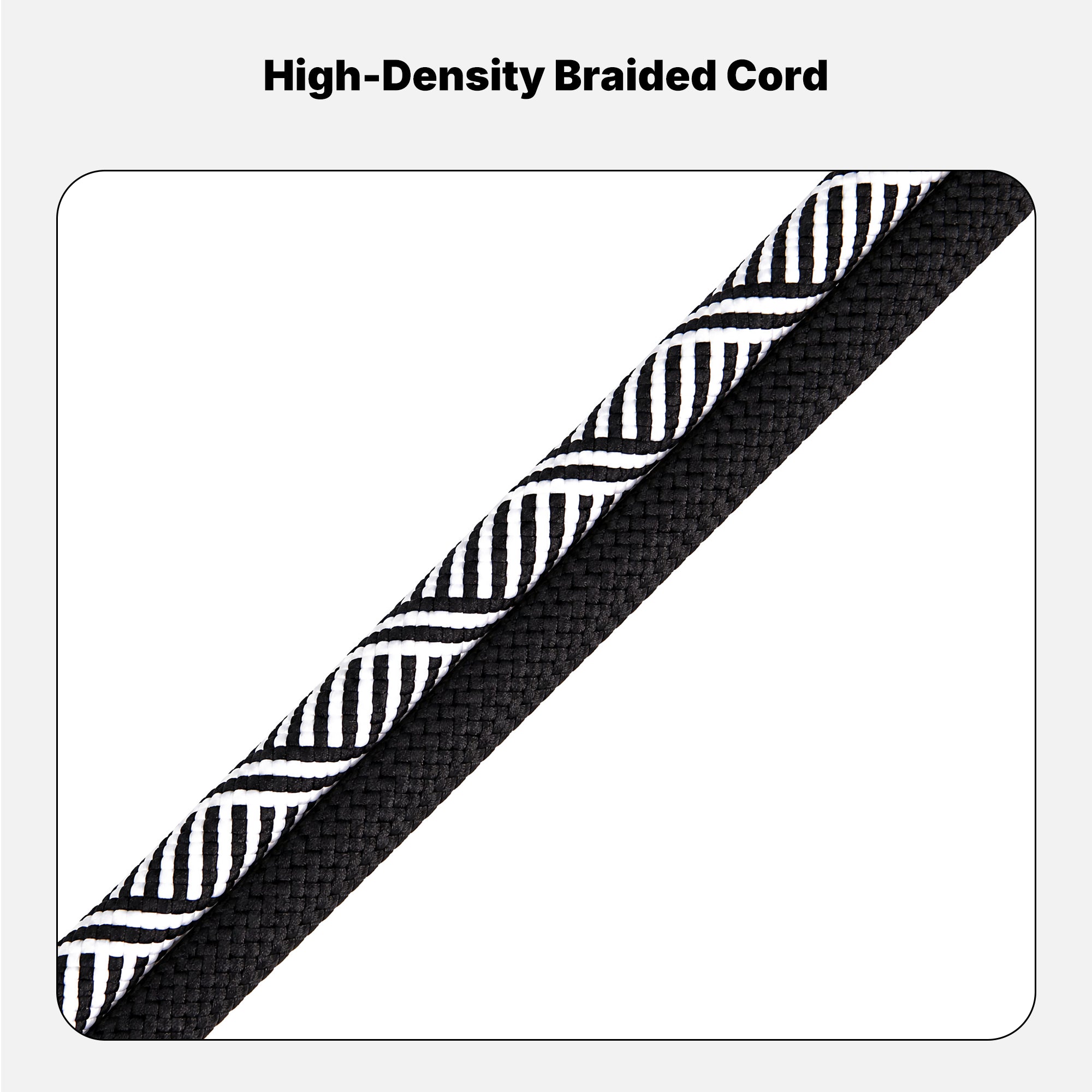 Black & White Patterned Crossbody Phone Strap