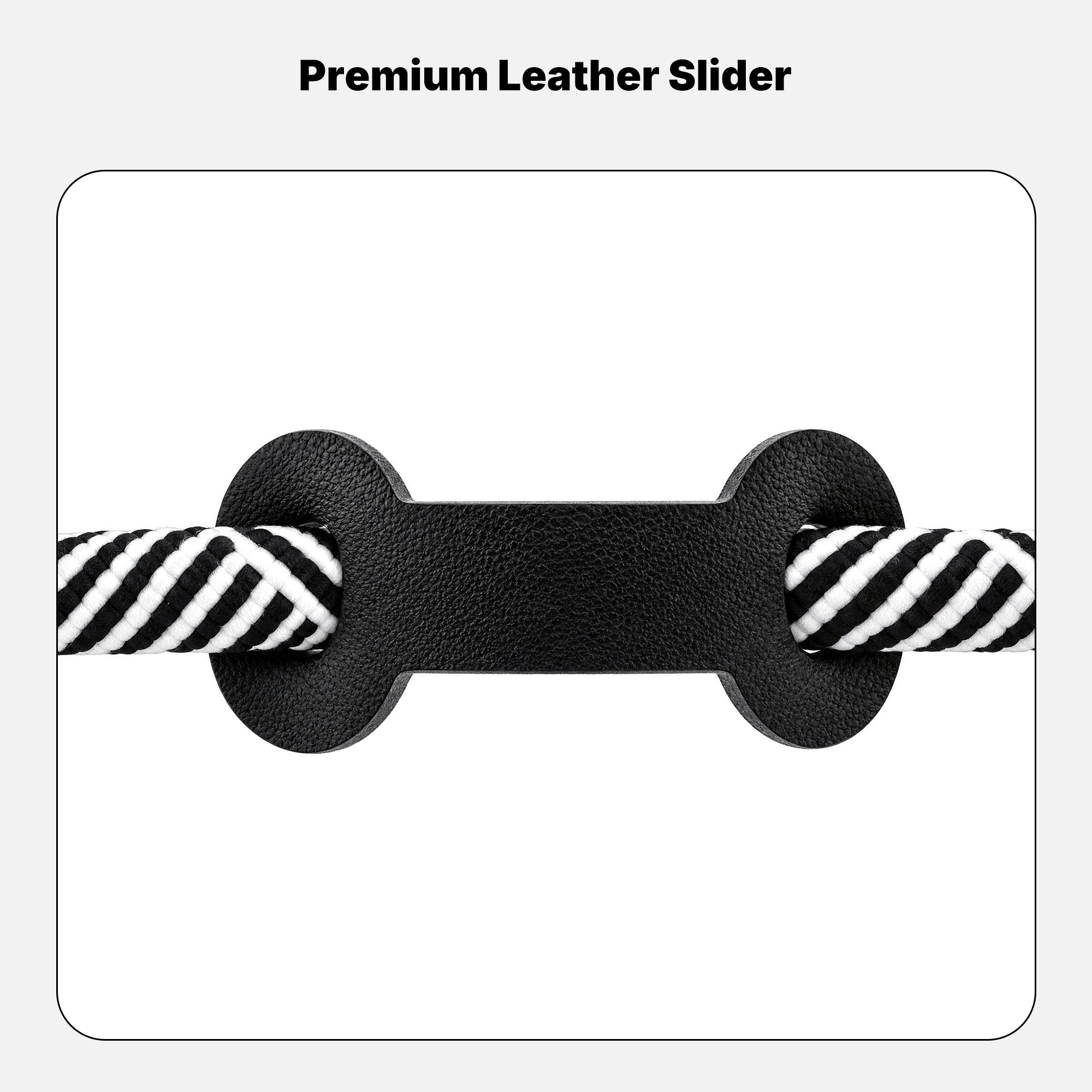Black & White Patterned Crossbody Phone Strap