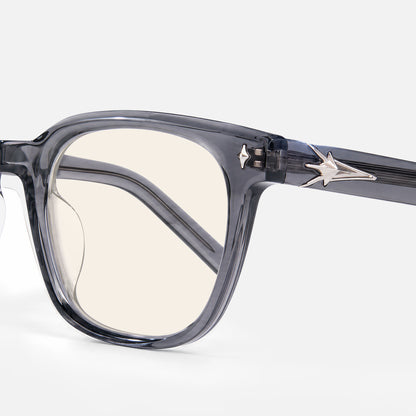 Bologna Square Acetate Blue Light Glasses