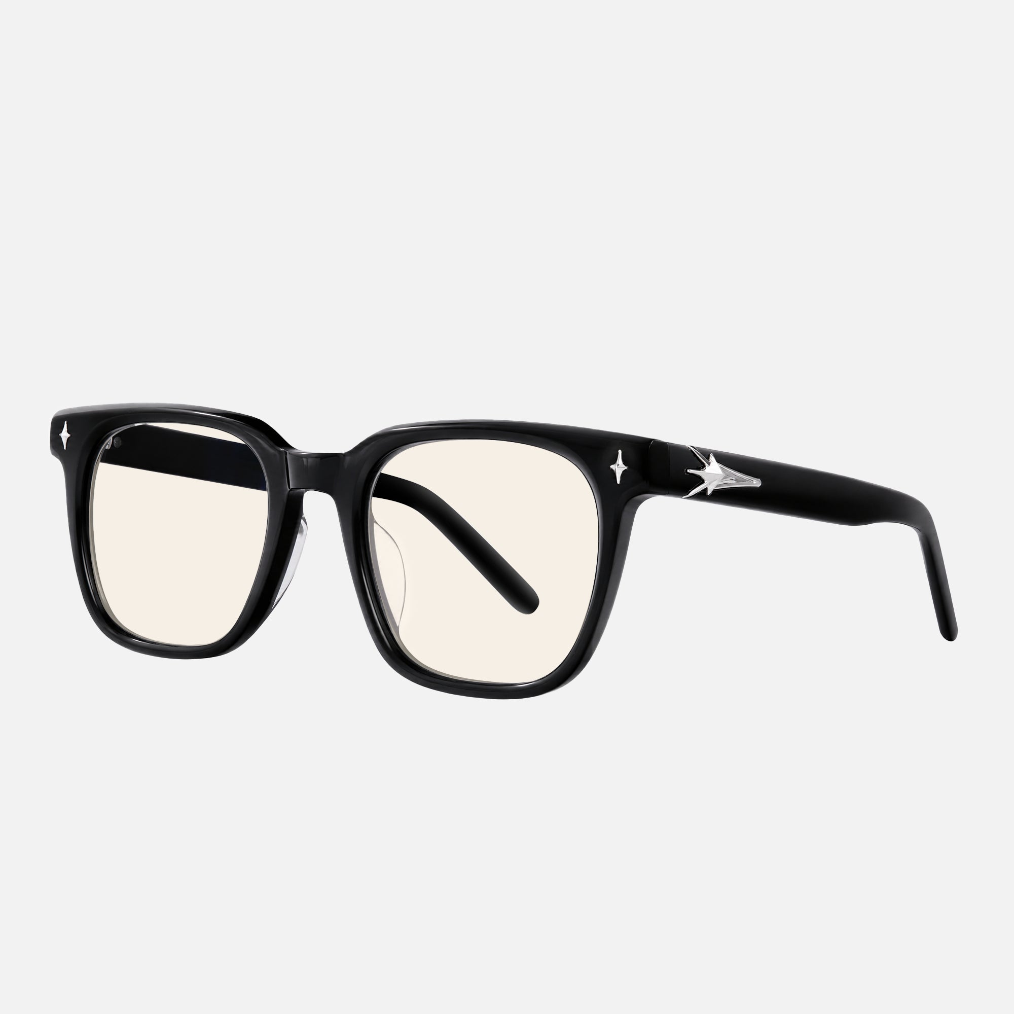 Bologna Square Acetate Blue Light Glasses