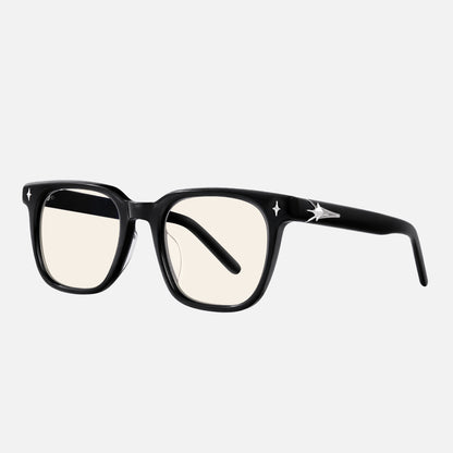 Bologna Square Acetate Blue Light Glasses