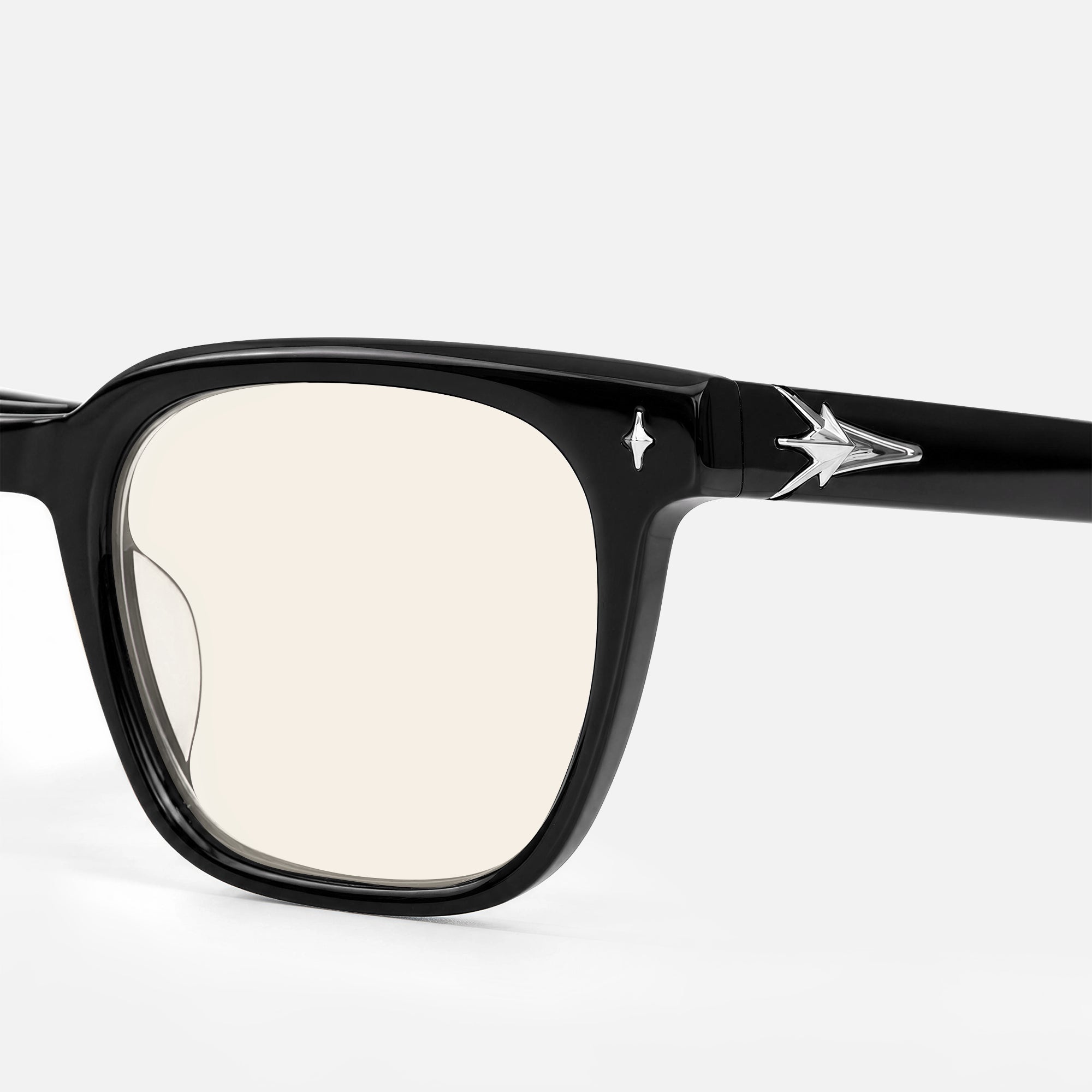 Bologna Square Acetate Blue Light Glasses