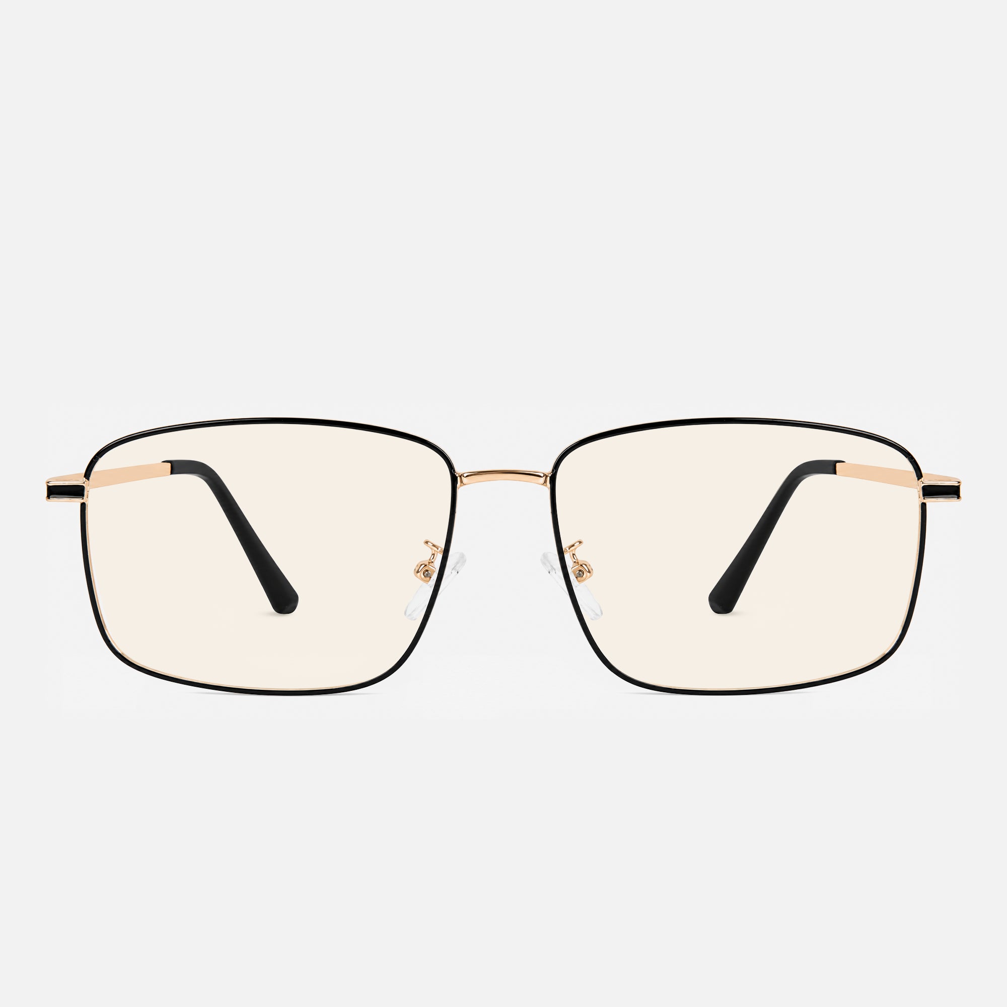 Capri Titanium Square Blue Light Glasses
