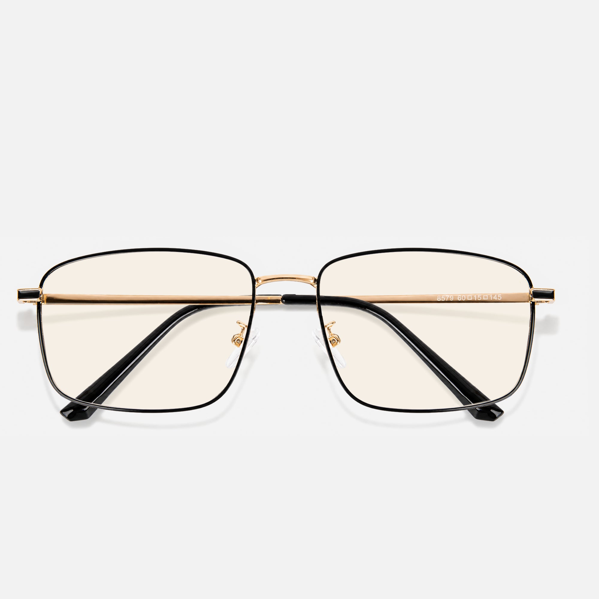 Capri Titanium Square Blue Light Glasses