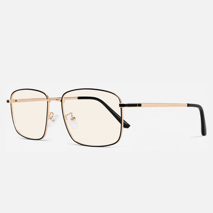 Capri Titanium Square Blue Light Glasses