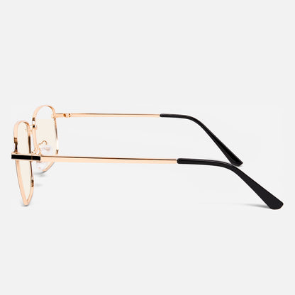 Capri Titanium Square Blue Light Glasses