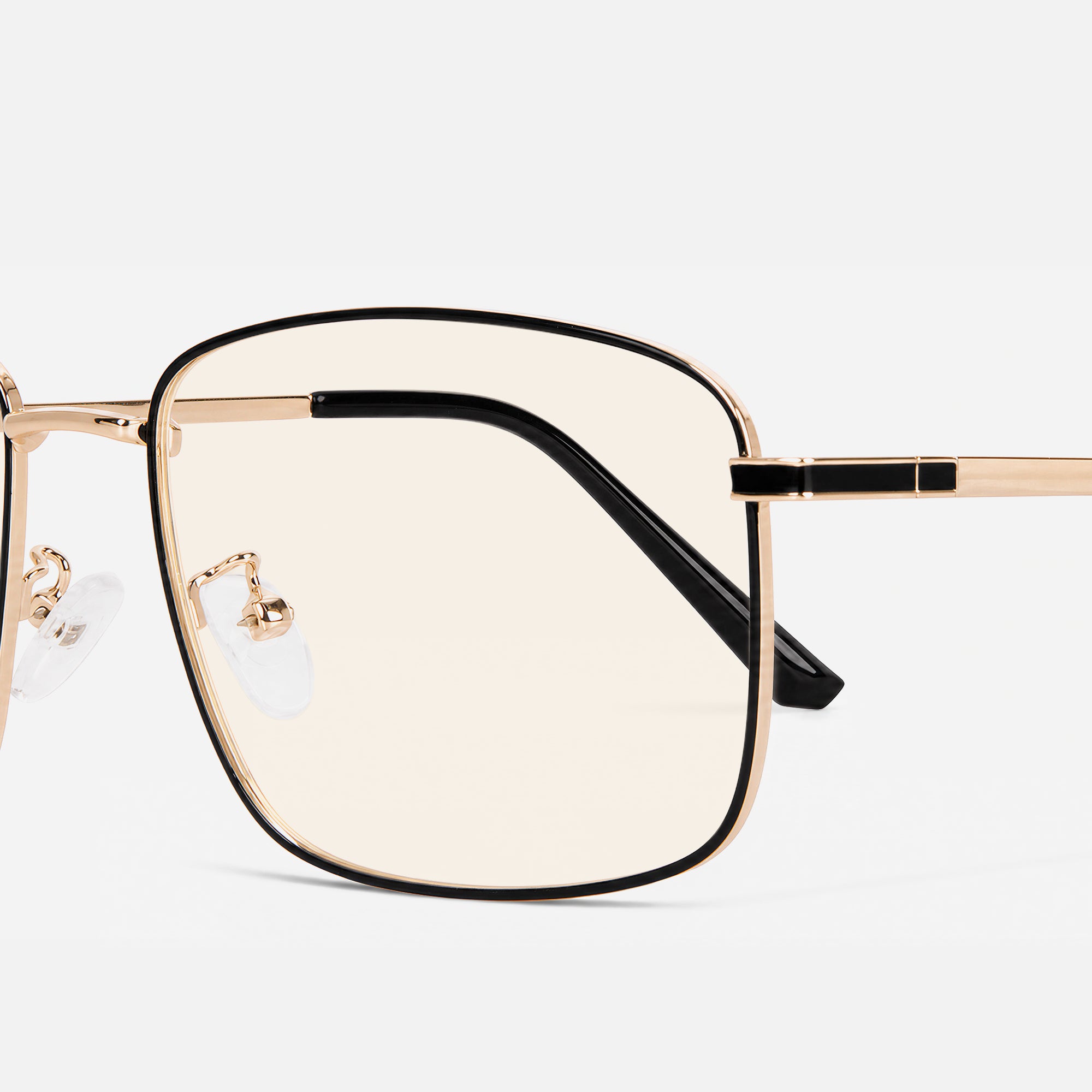 Capri Titanium Square Blue Light Glasses