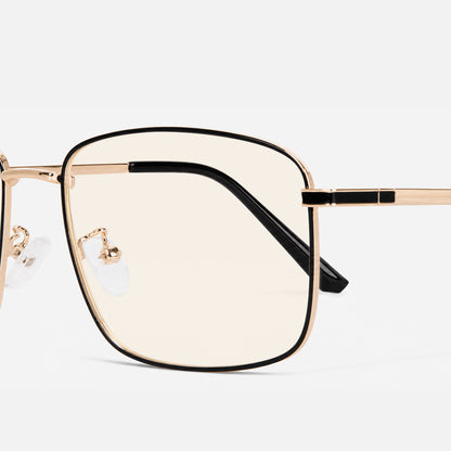 Capri Titanium Square Blue Light Glasses