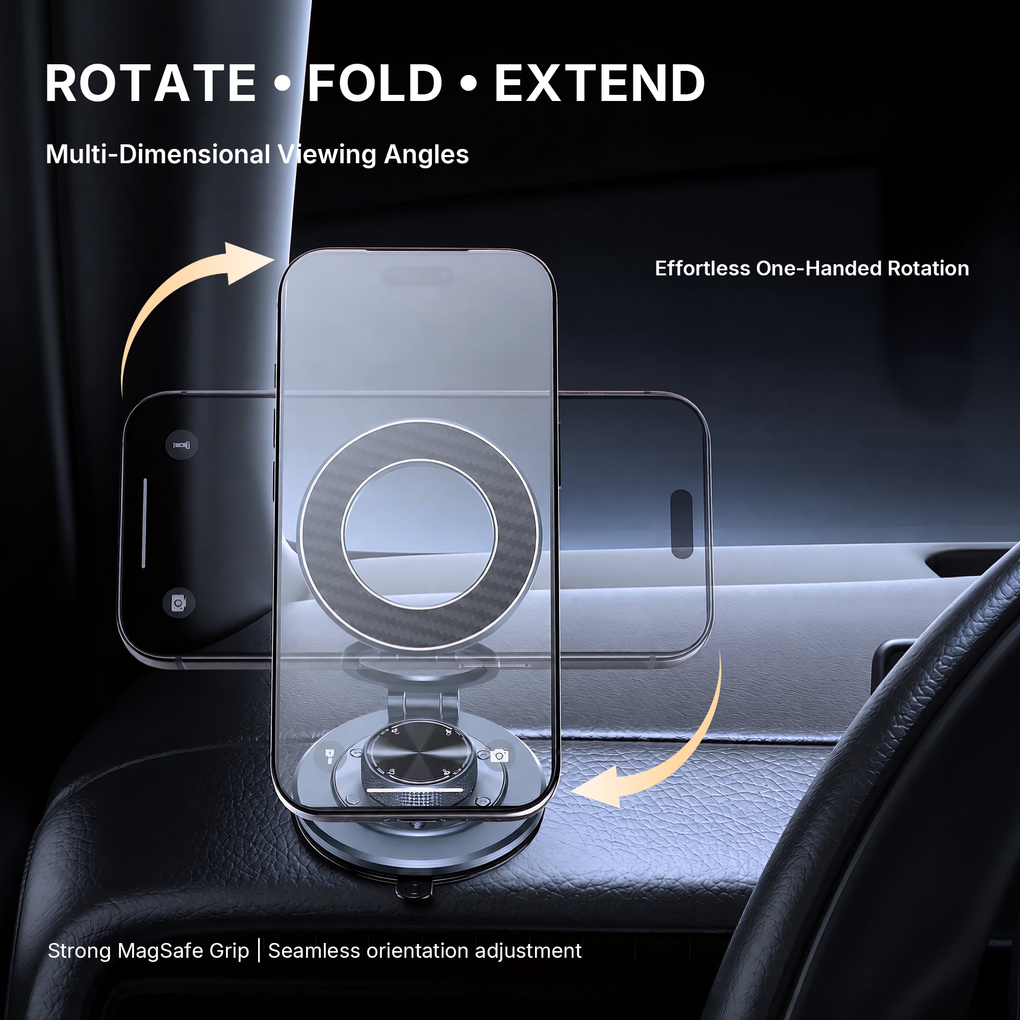 Premium Metal Magnetic Car Phone Mount
