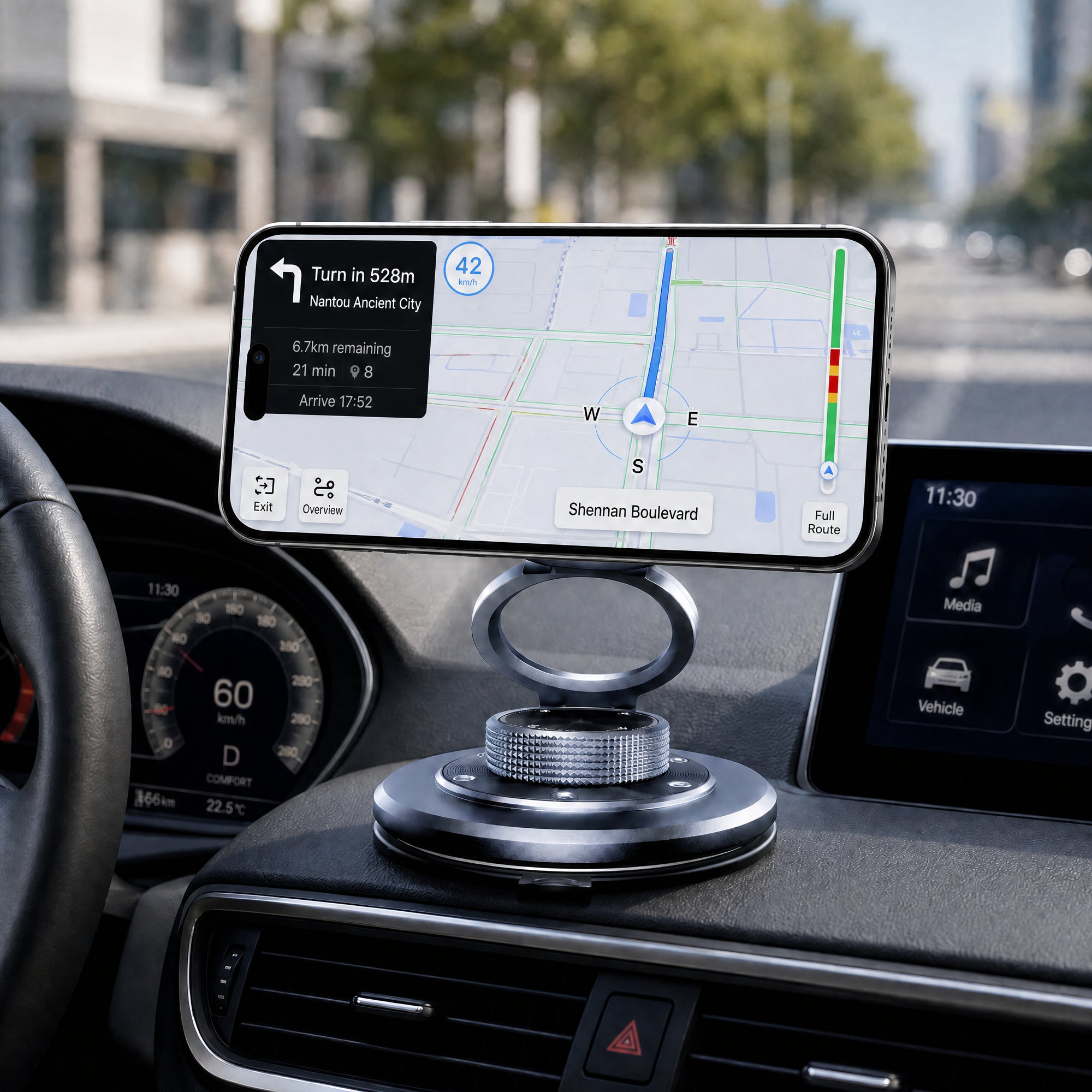 Premium Metal Magnetic Car Phone Mount