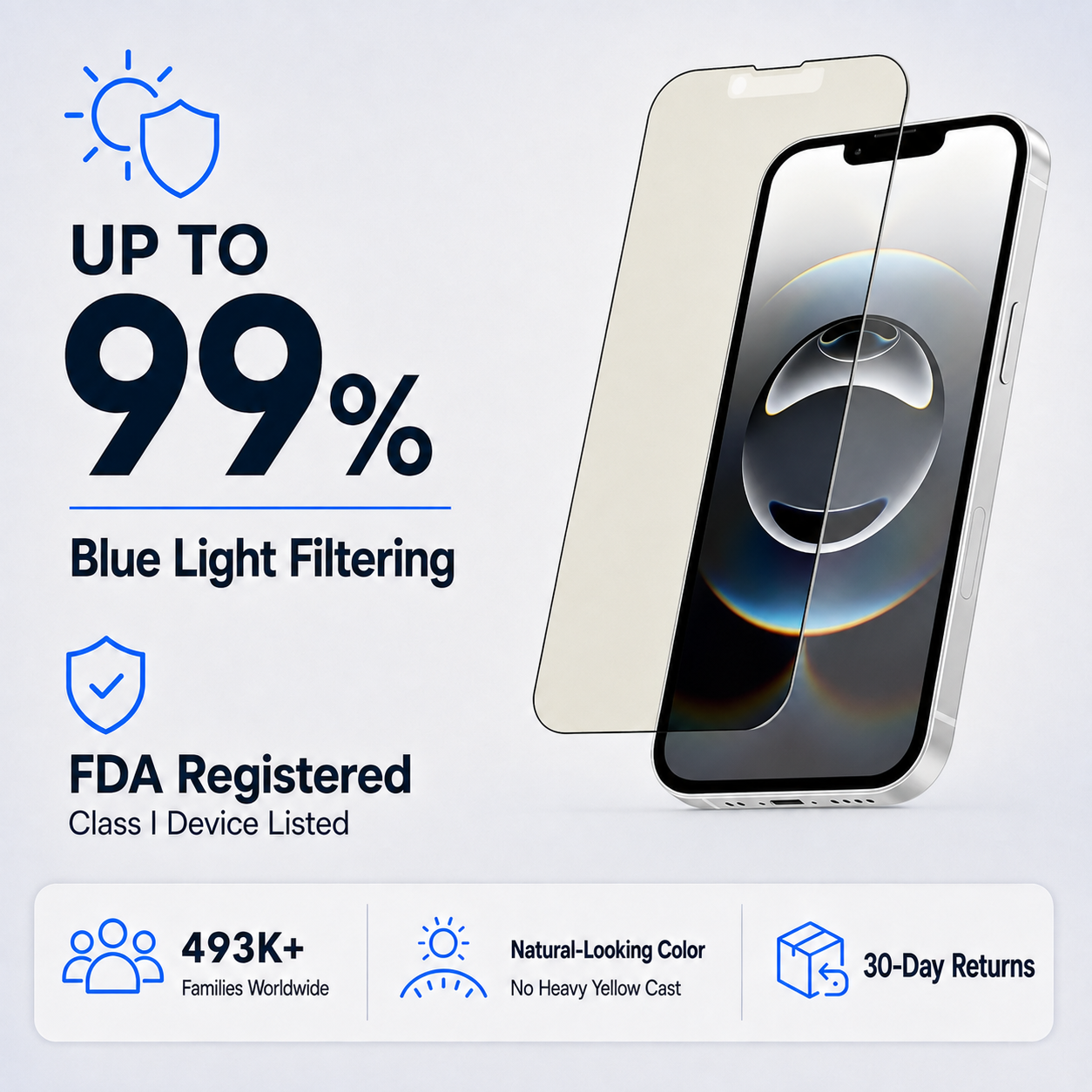 Ultra HD Glass Screen Protector for iPhone 16e