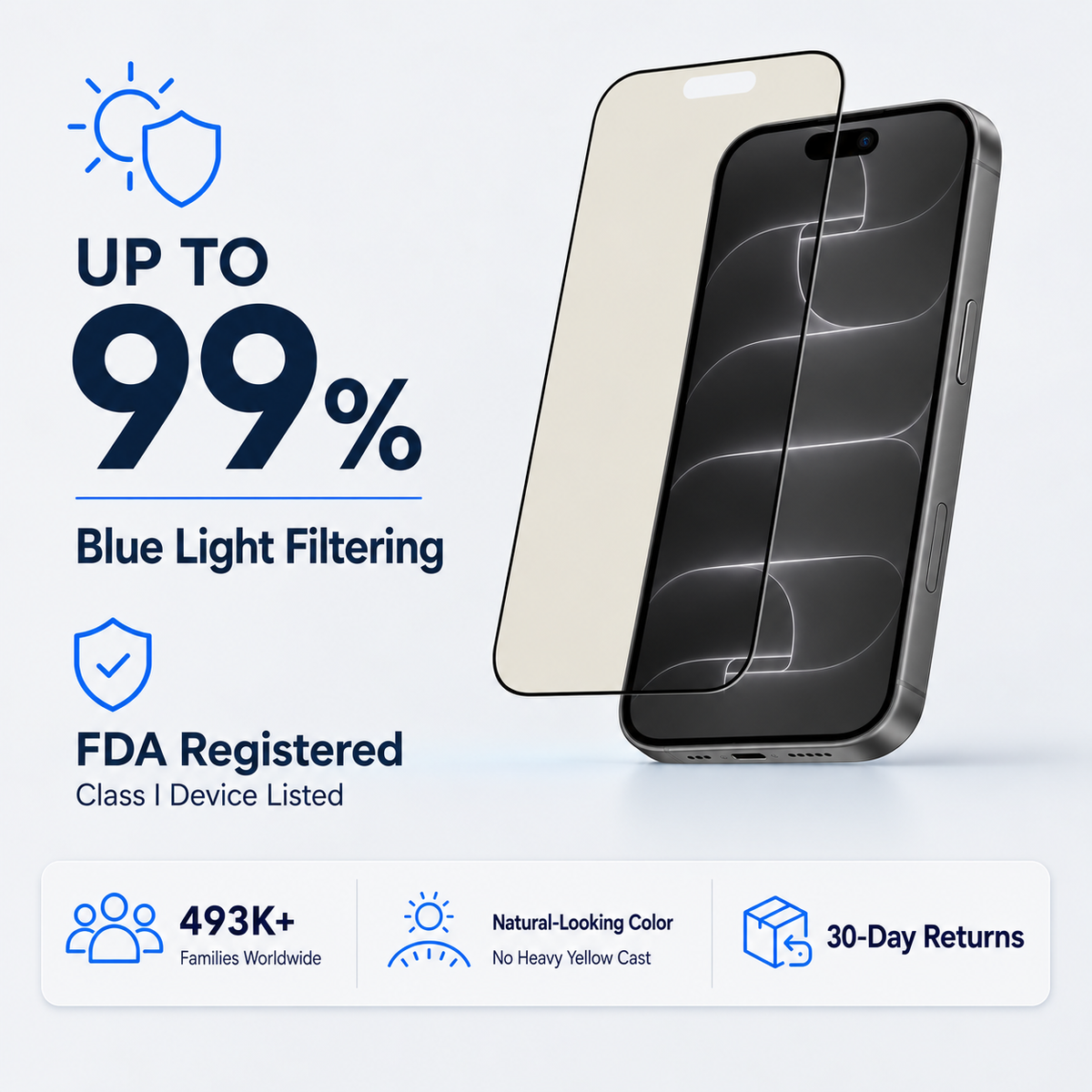 Ultra HD Glass Screen Protector for iPhone 18 PRO MAX