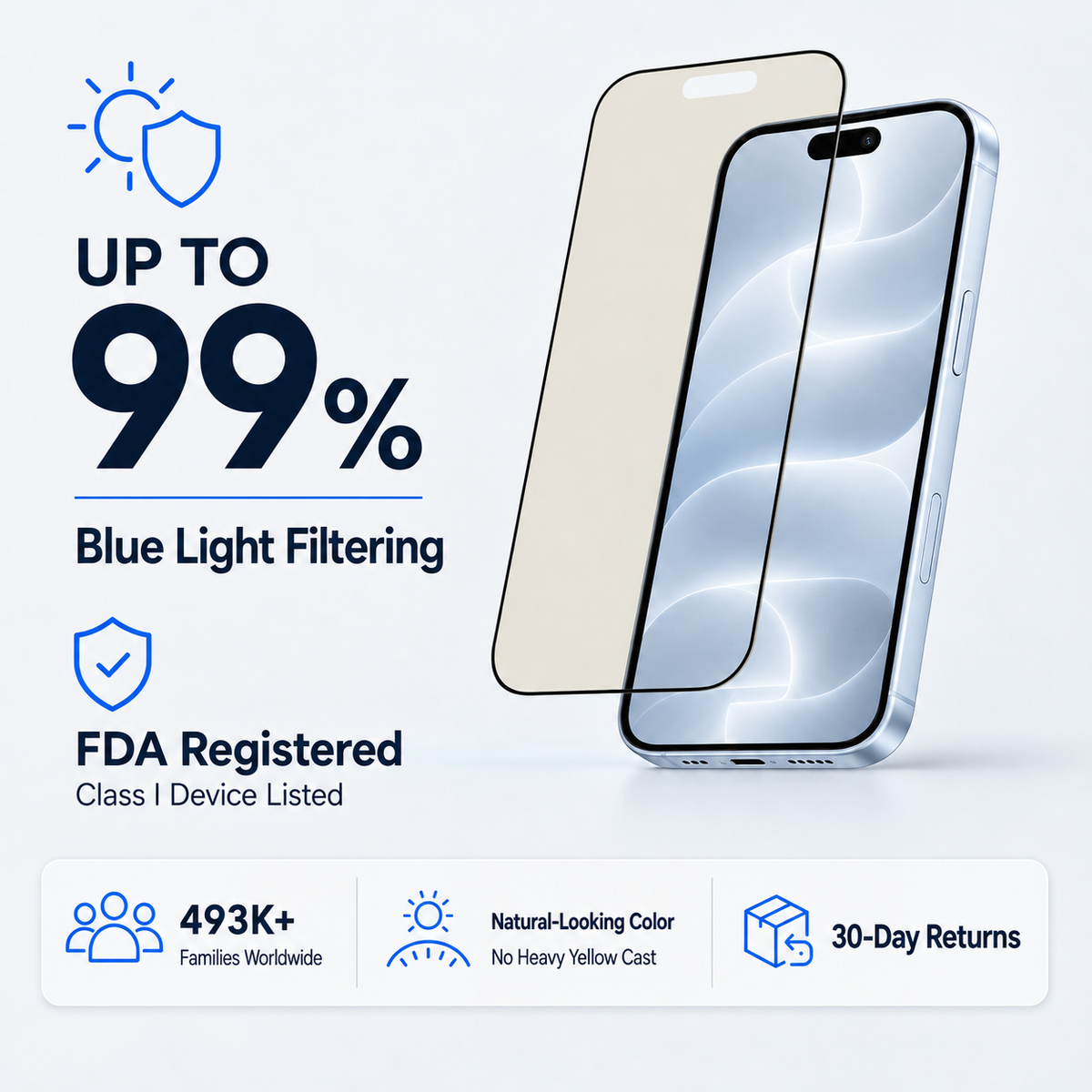 Ultra HD Glass Screen Protector for iPhone 18 PRO