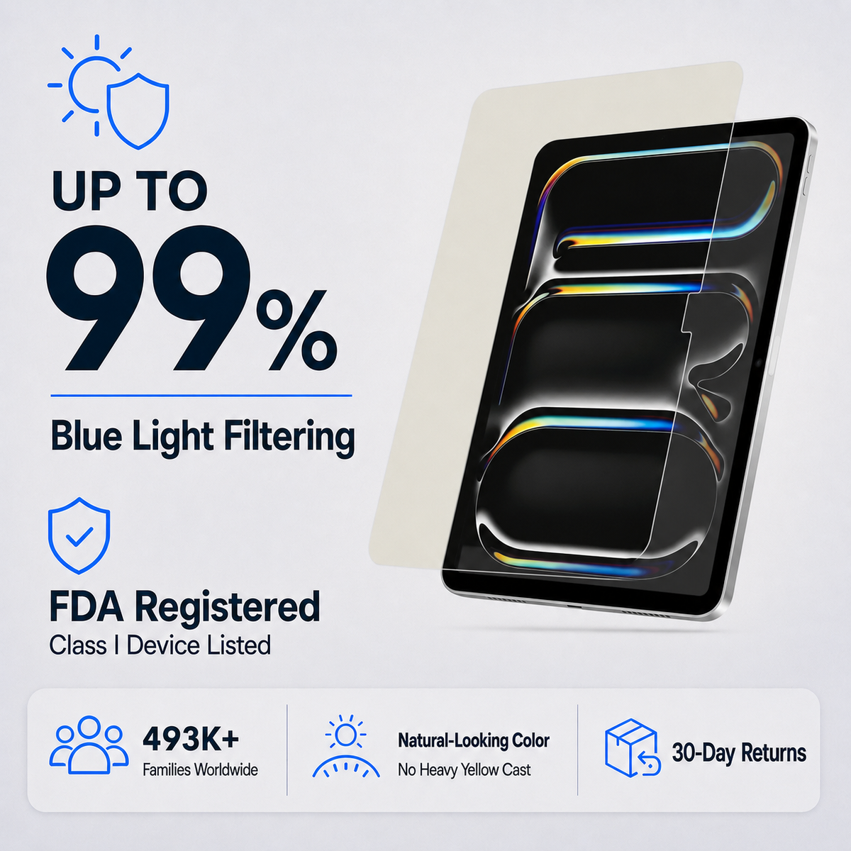 Ultra HD Glass Screen Protector for 13-inch iPad Pro (2024-2025)