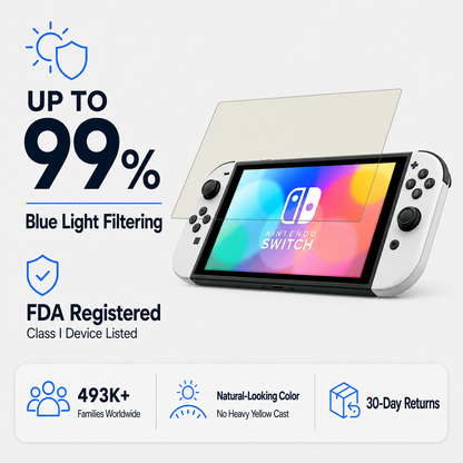 Ultra HD Glass Screen Protector for Nintendo Switch OLED