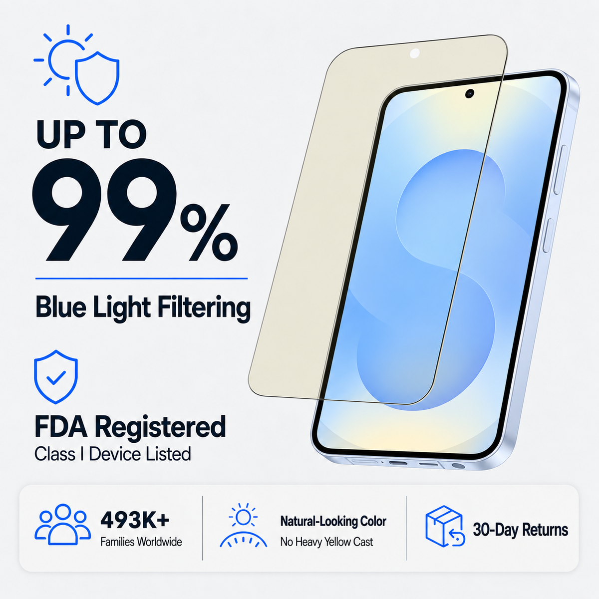 Ultra HD Glass Screen Protector for Samsung Galaxy S25