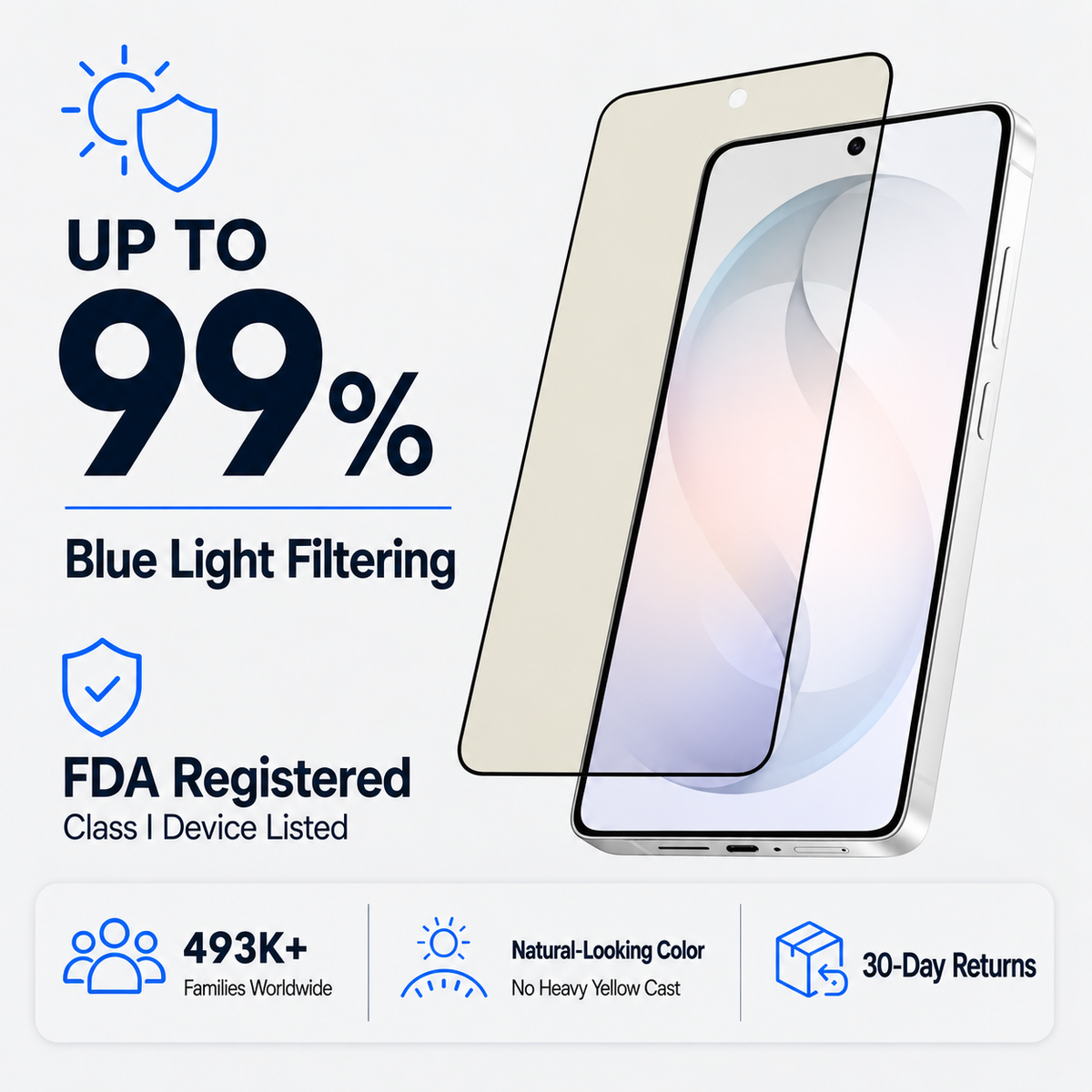 Ultra HD Glass Screen Protector for Samsung Galaxy S26