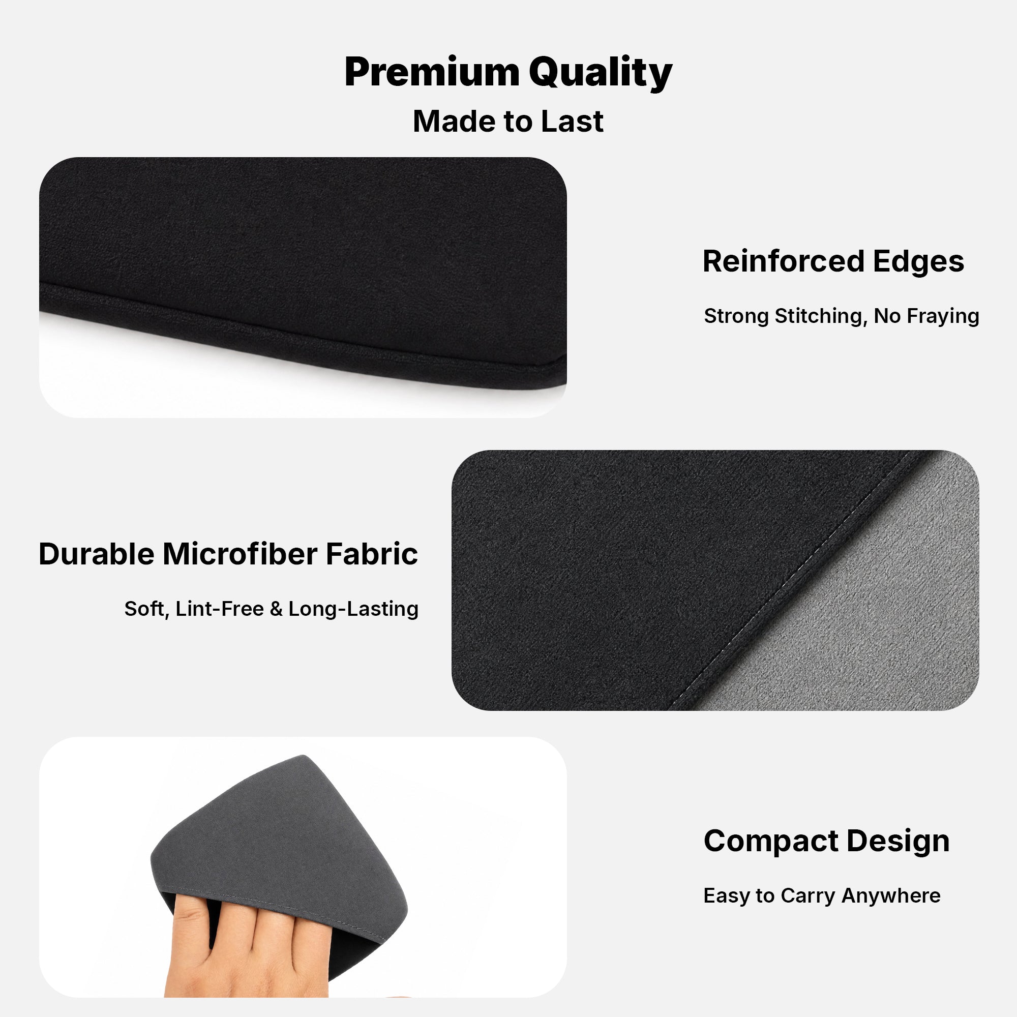 Microfiber Cleaning Cloth for iPhone iPad MacBook Screen Display