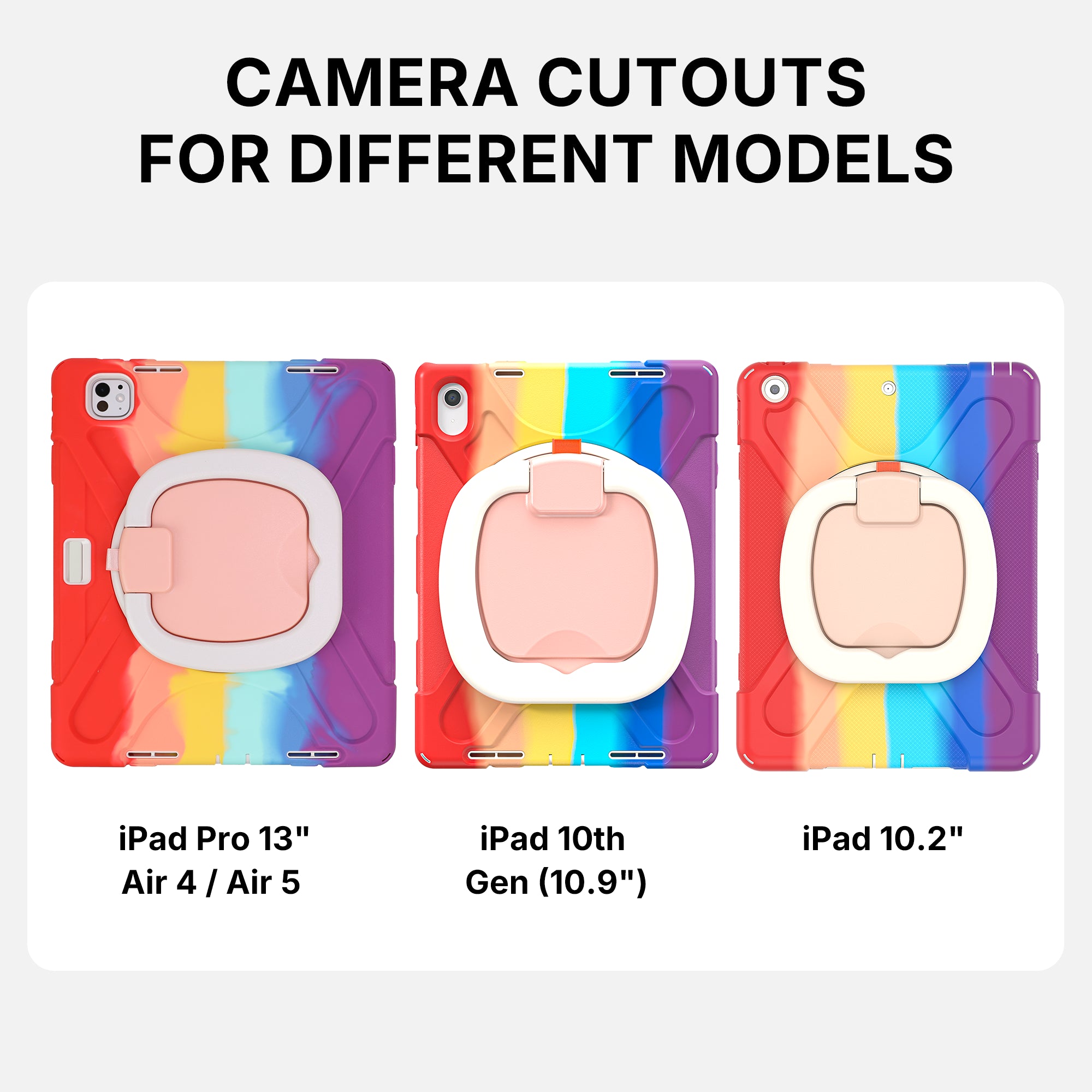 Rainbow Kids Case for iPad