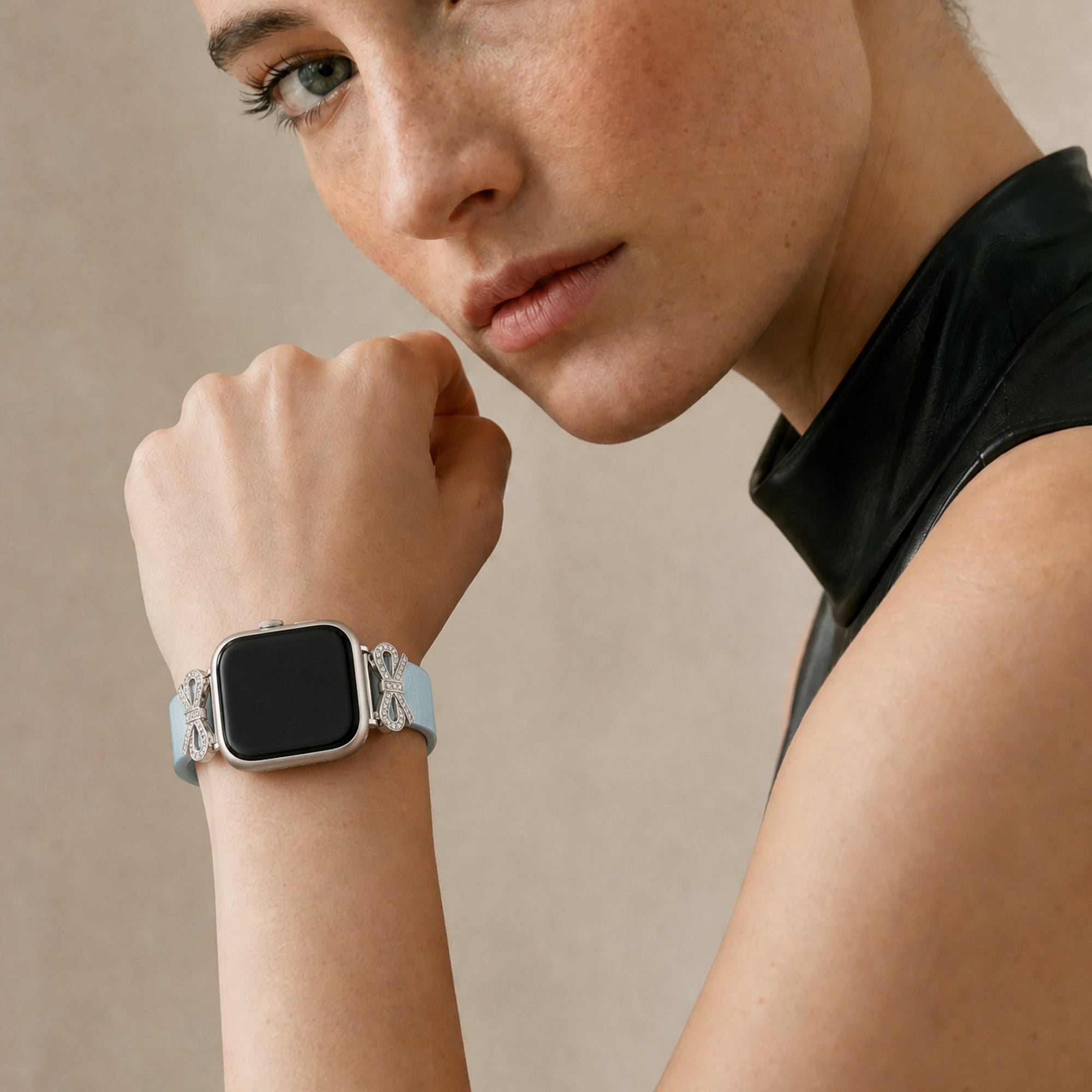 Crystal Bowknot Watch Band for Apple Watch