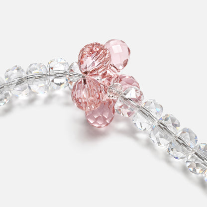 Crystal Flower Phone Chain