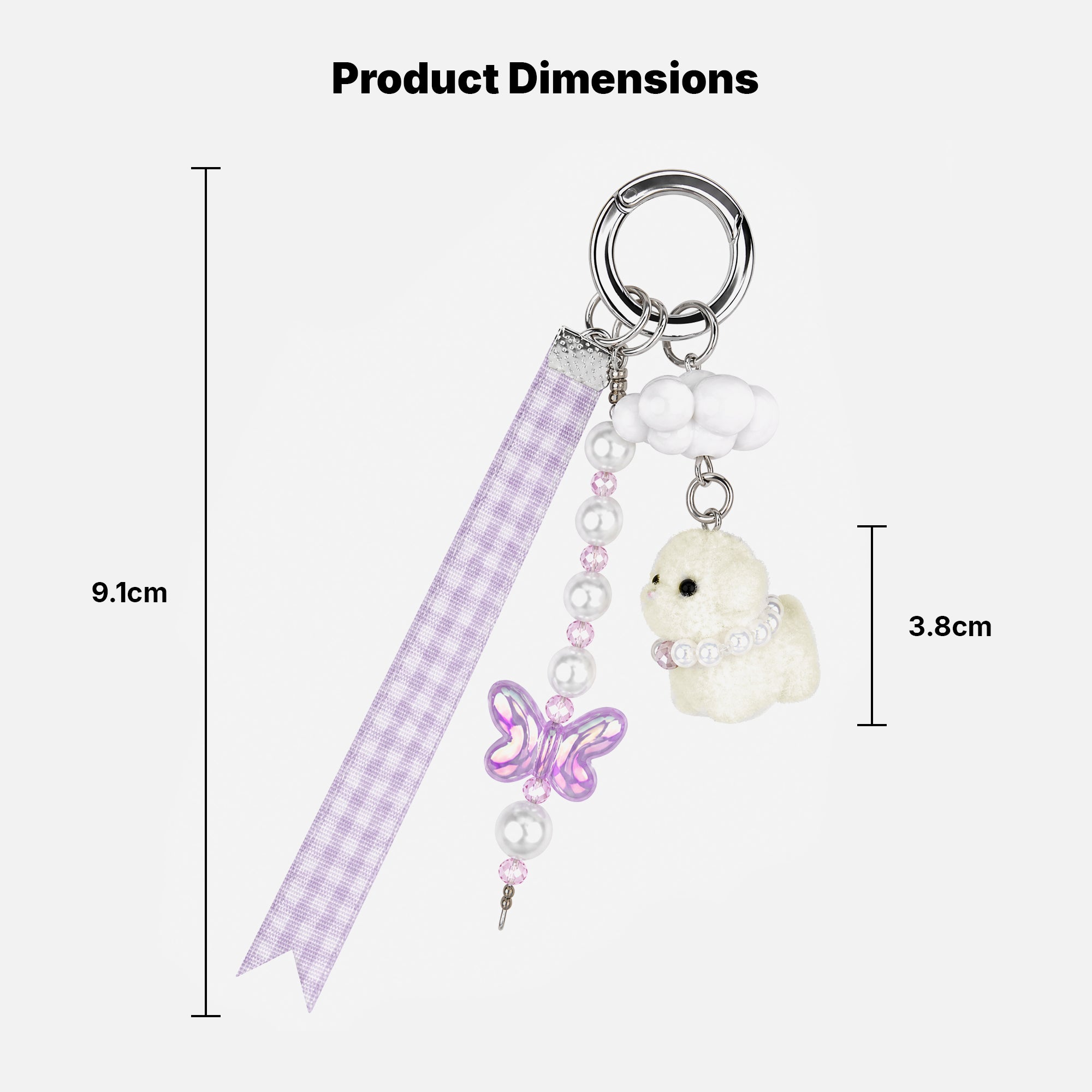 Cute Puppy Phone Strap