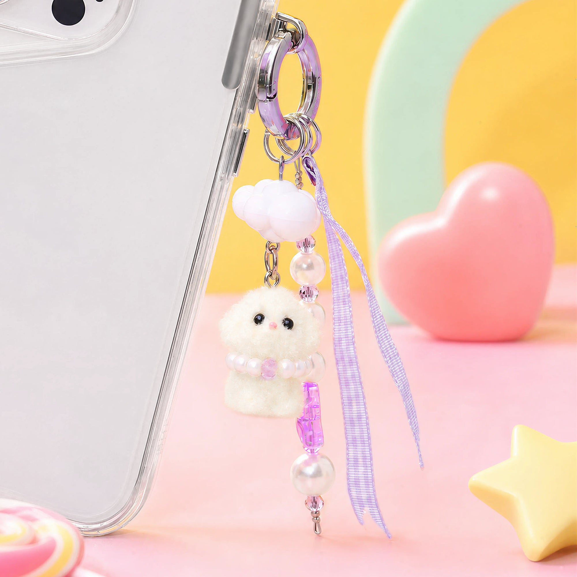 Cute Puppy Phone Strap