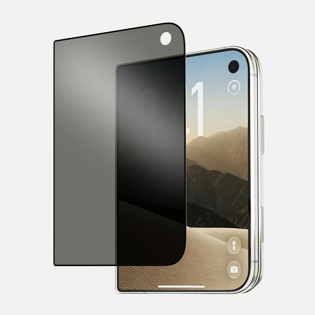 Ultra HD & Privacy Glass Screen Protector for iPhone Duo