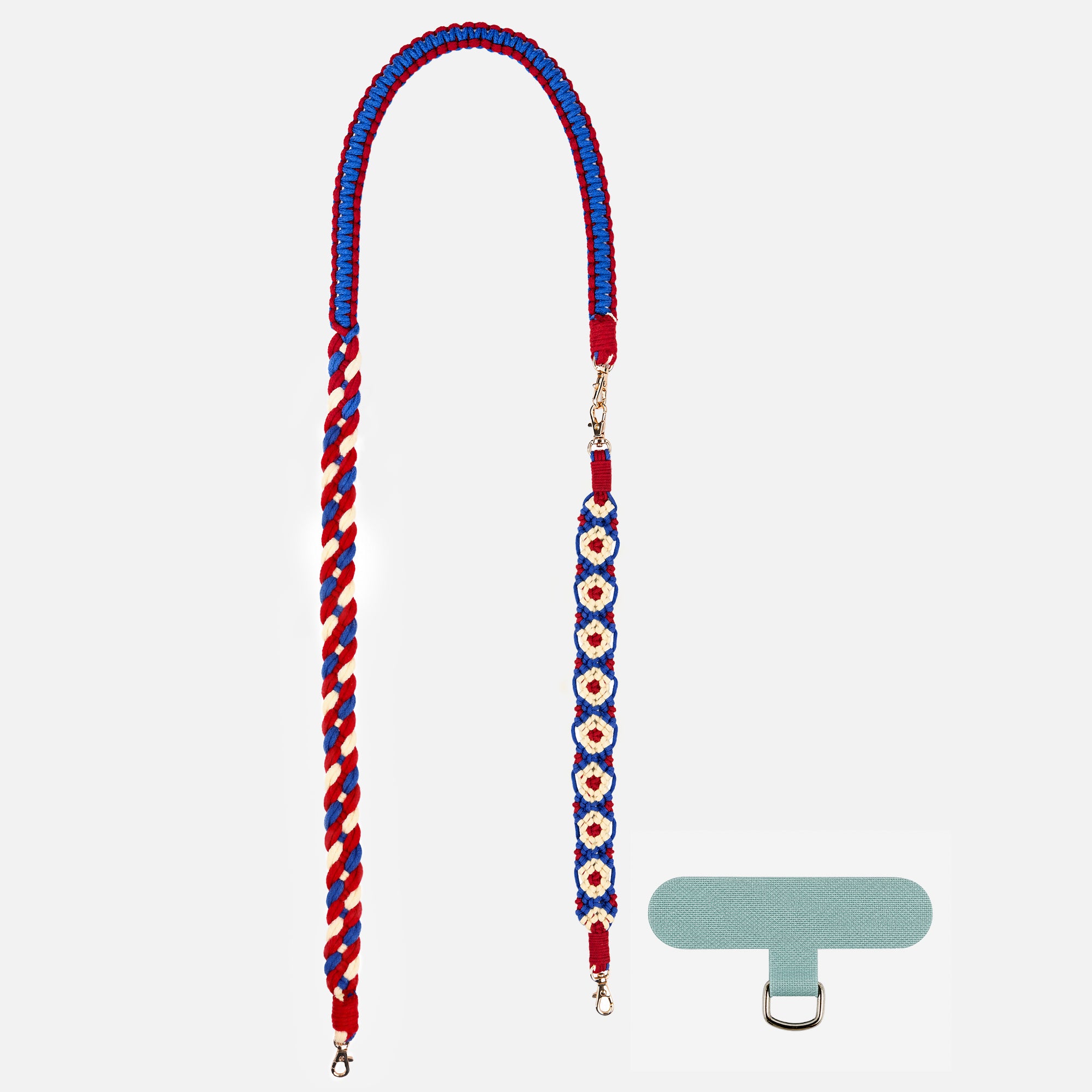 Handmade Braided Crossbody Phone Strap