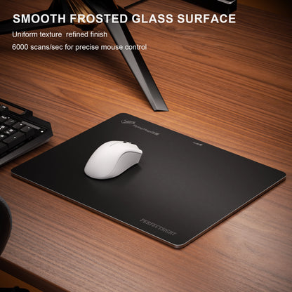 Heated Glass Gaming Mouse Pad with 3 Heating Levels