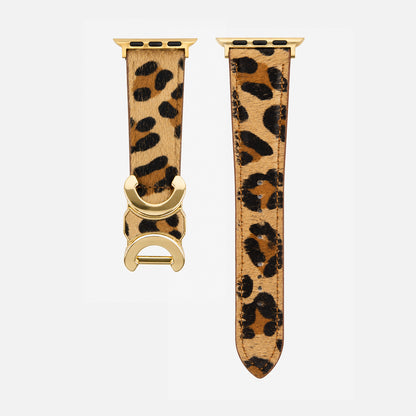 Leopard Suede Band for Apple Watch