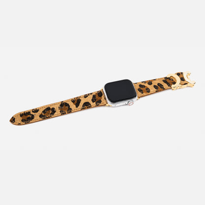 Leopard Suede Band for Apple Watch