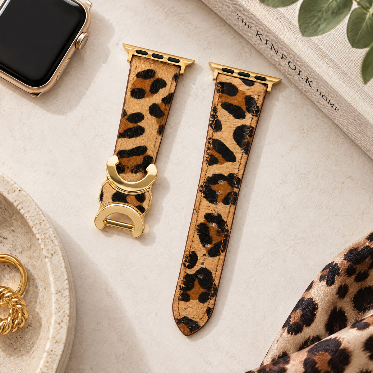 Leopard Suede Band for Apple Watch