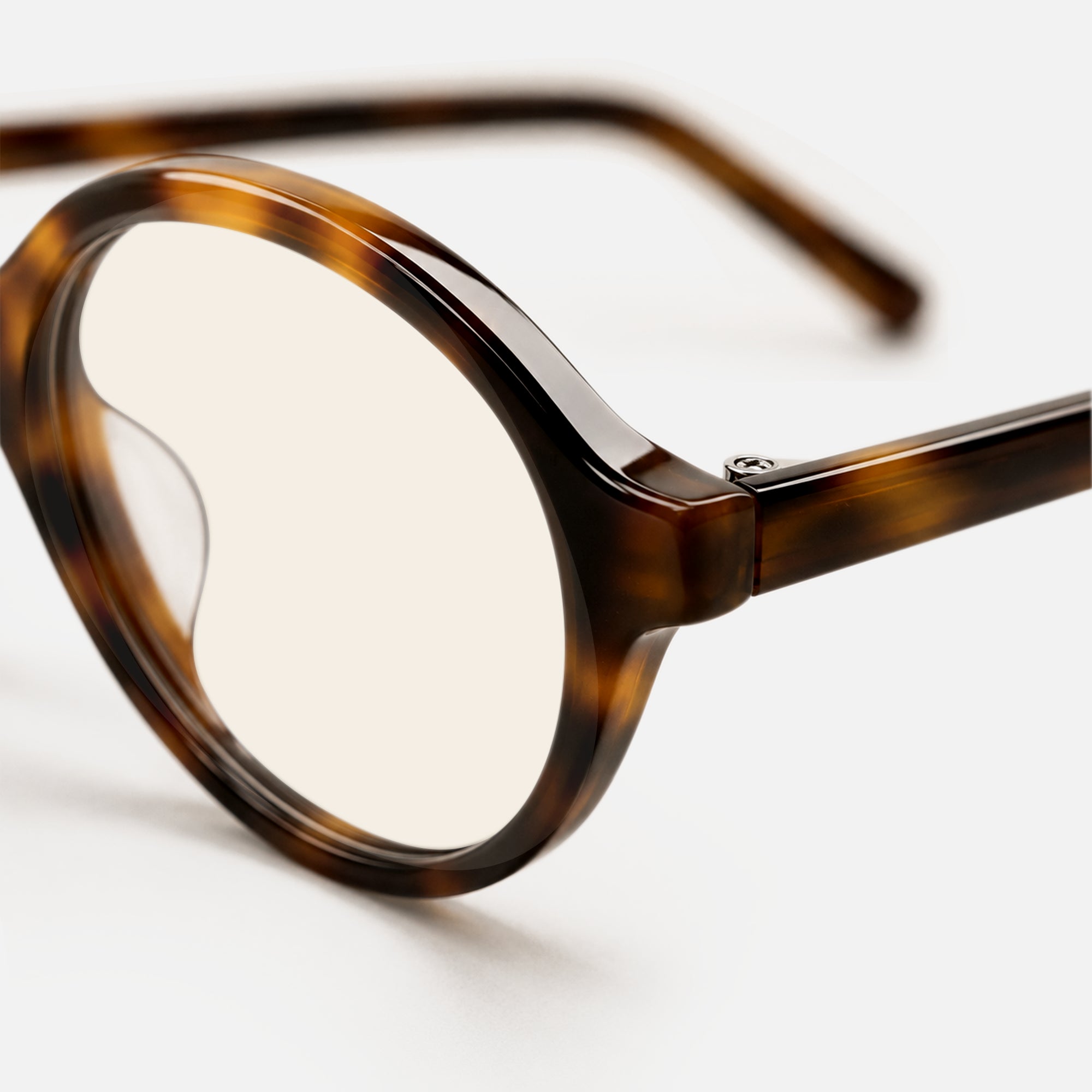 Lucca Vintage Oval Acetate Blue Light Glasses