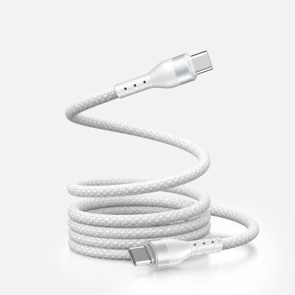 Magnetic Self-Coiling USB-C Cable (100W)