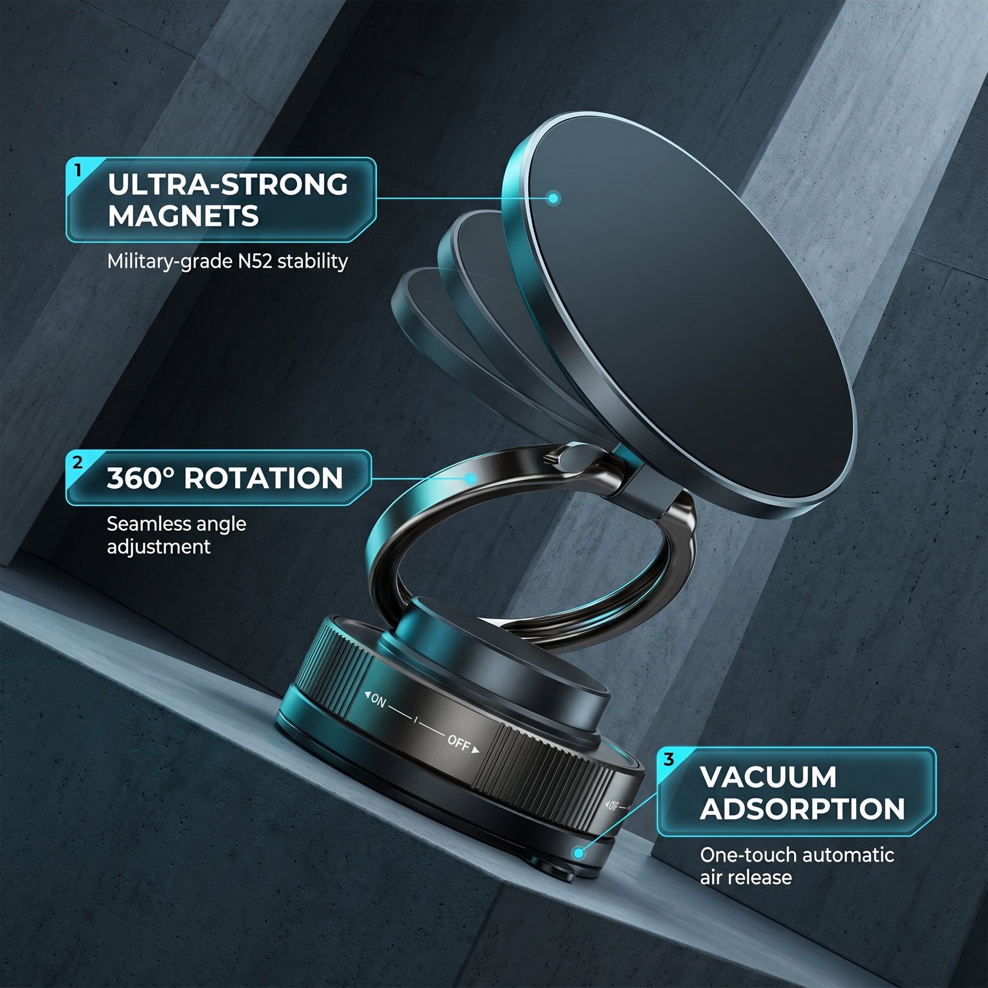 Magnetic Car Phone Holder Mount