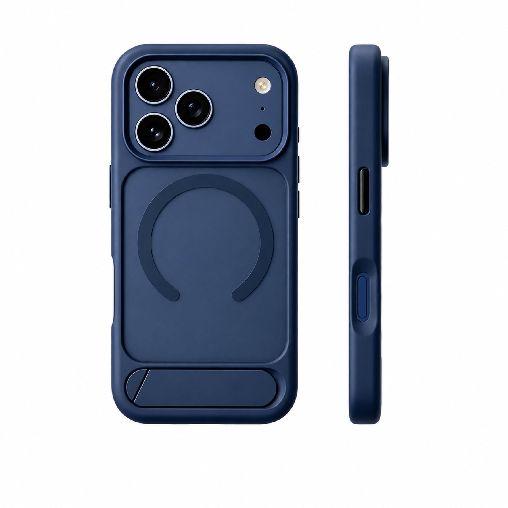 Matte Magnetic Kickstand iPhone Case