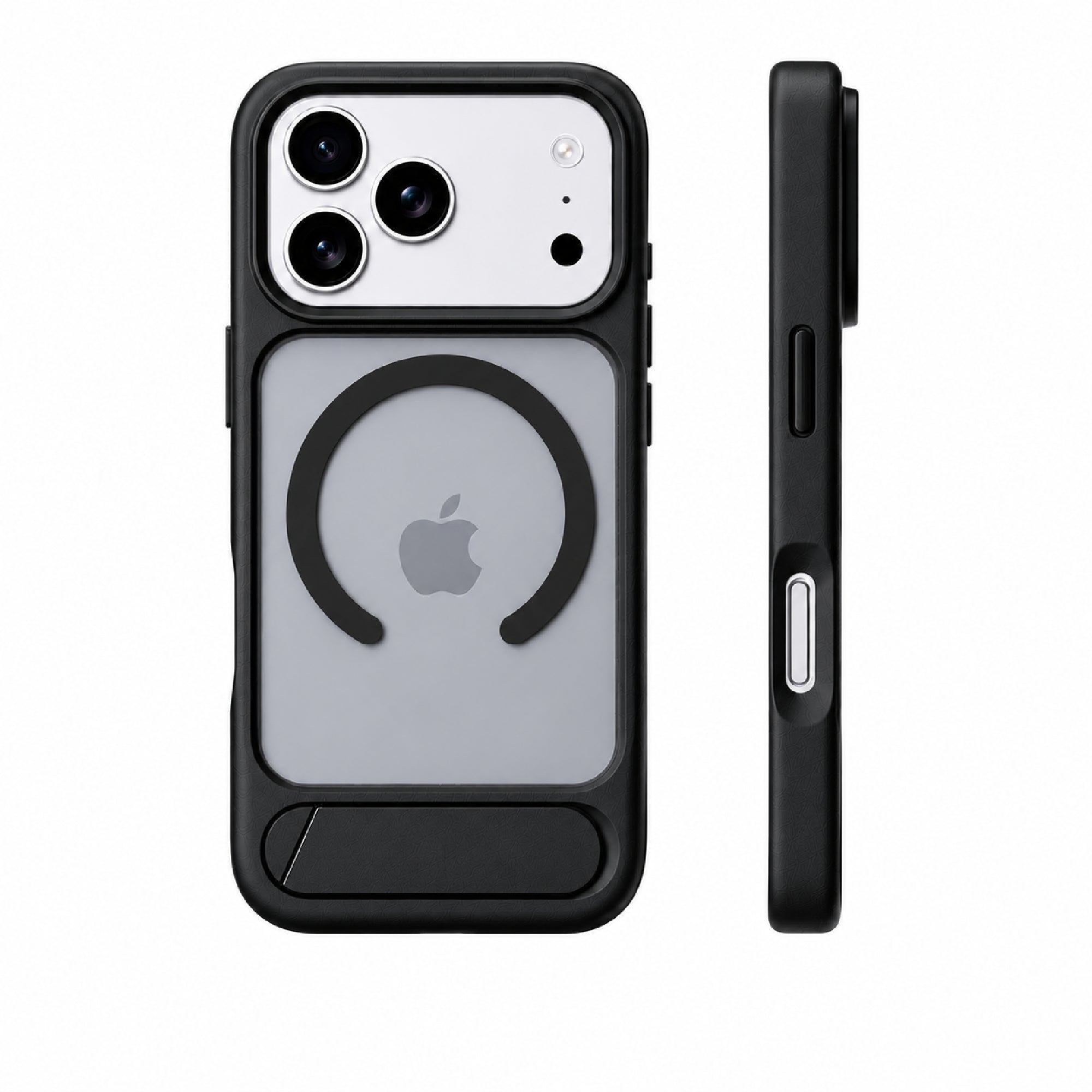 Matte Magnetic Kickstand iPhone Case