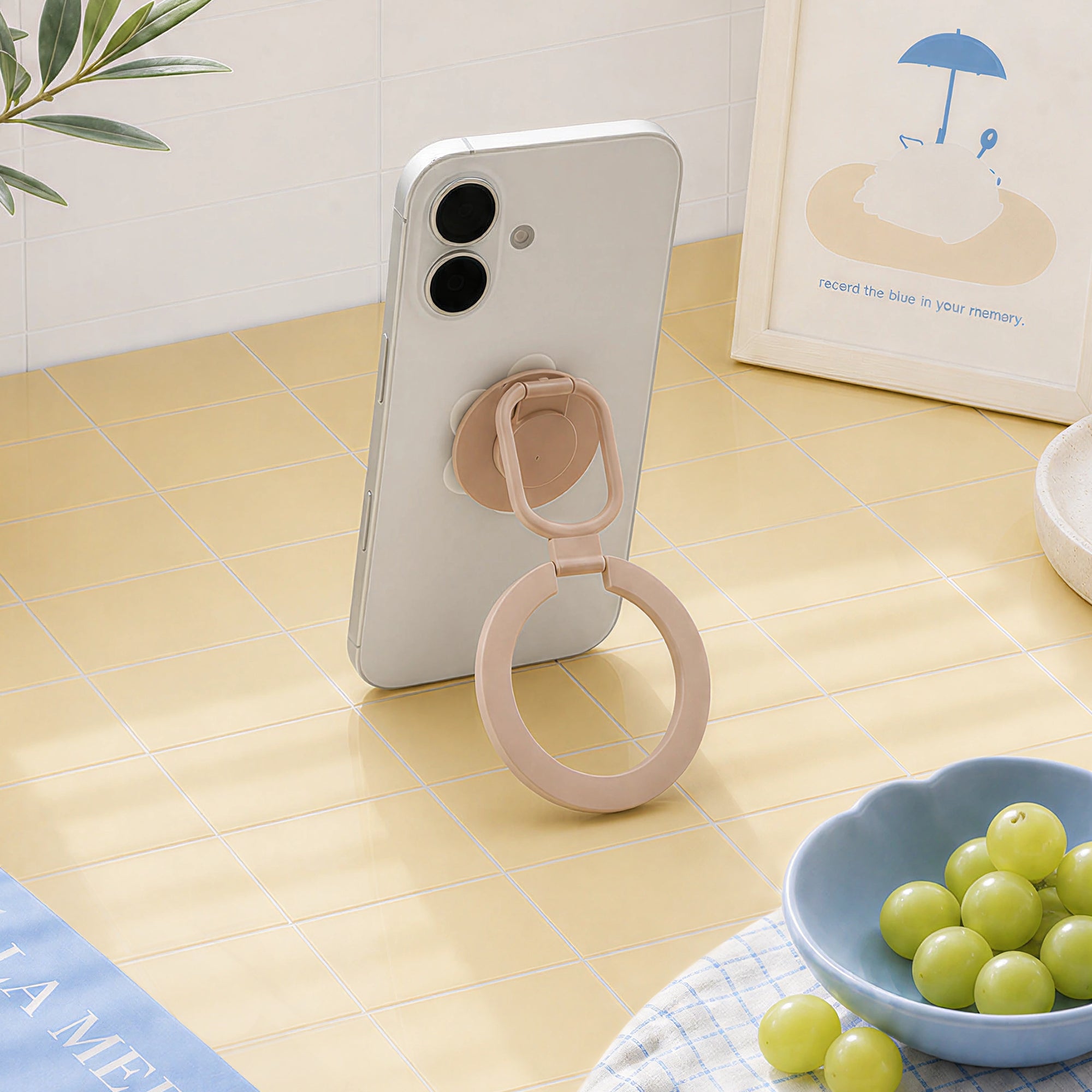 Magnetic Suction Foldable Ring Phone Mount