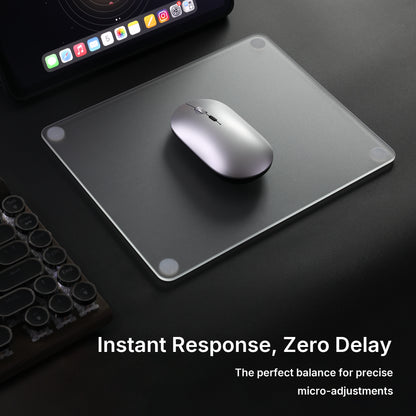 Matte Transparent Glass Mouse Pad