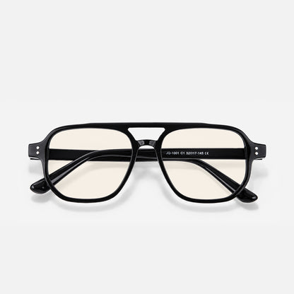 Milan Aviator Acetate Blue Light Glasses