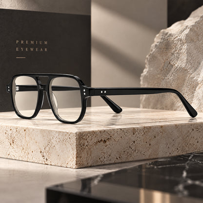 Milan Aviator Acetate Blue Light Glasses