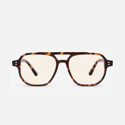 Milan Aviator Acetate Blue Light Glasses