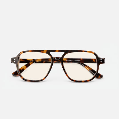 Milan Aviator Acetate Blue Light Glasses