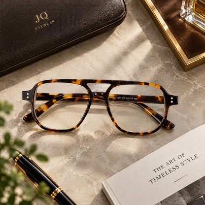 Milan Aviator Acetate Blue Light Glasses