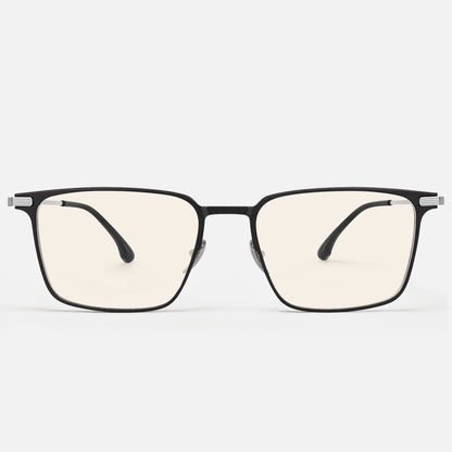 Parma Titanium Square Blue Light Glasses