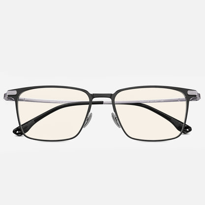 Parma Titanium Square Blue Light Glasses