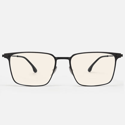 Parma Titanium Square Blue Light Glasses