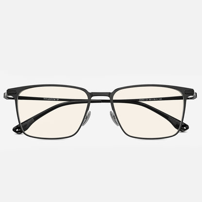 Parma Titanium Square Blue Light Glasses